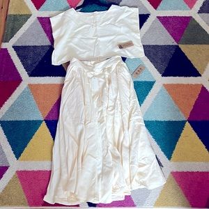 By Together skirt and top set needs to be steamed very wrinkled